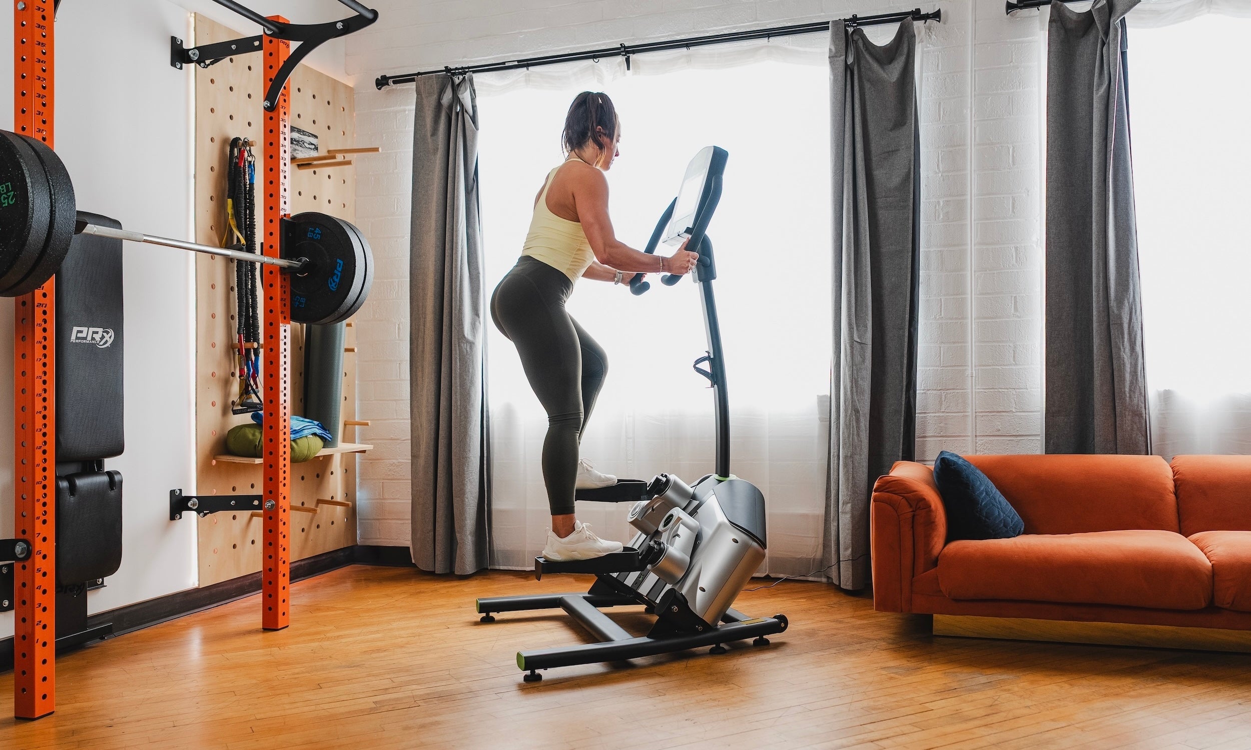 helix lateral elliptical trainer workout