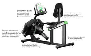 New for 2025 Helix Recumbent Lateral Trainer